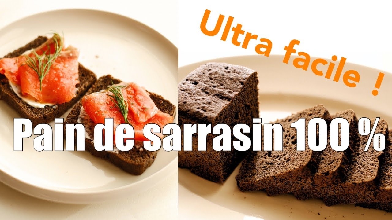 Pain de sarrasin 100 % | Ultra facile ! Moelleux à l'intérieur, Croustillant à l'extérieur