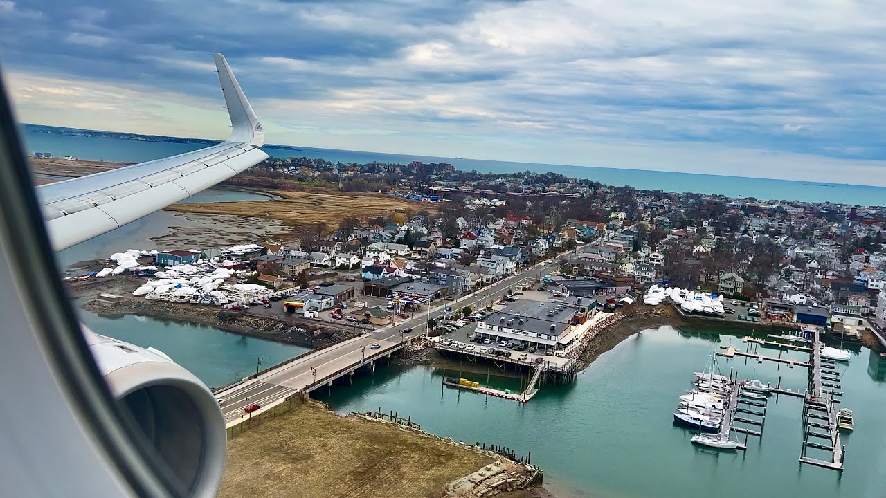 [4K] – Beautiful Boston Landing – American Airlines – Airbus A321-200 – BOS – N122NN – SCS Ep. 957