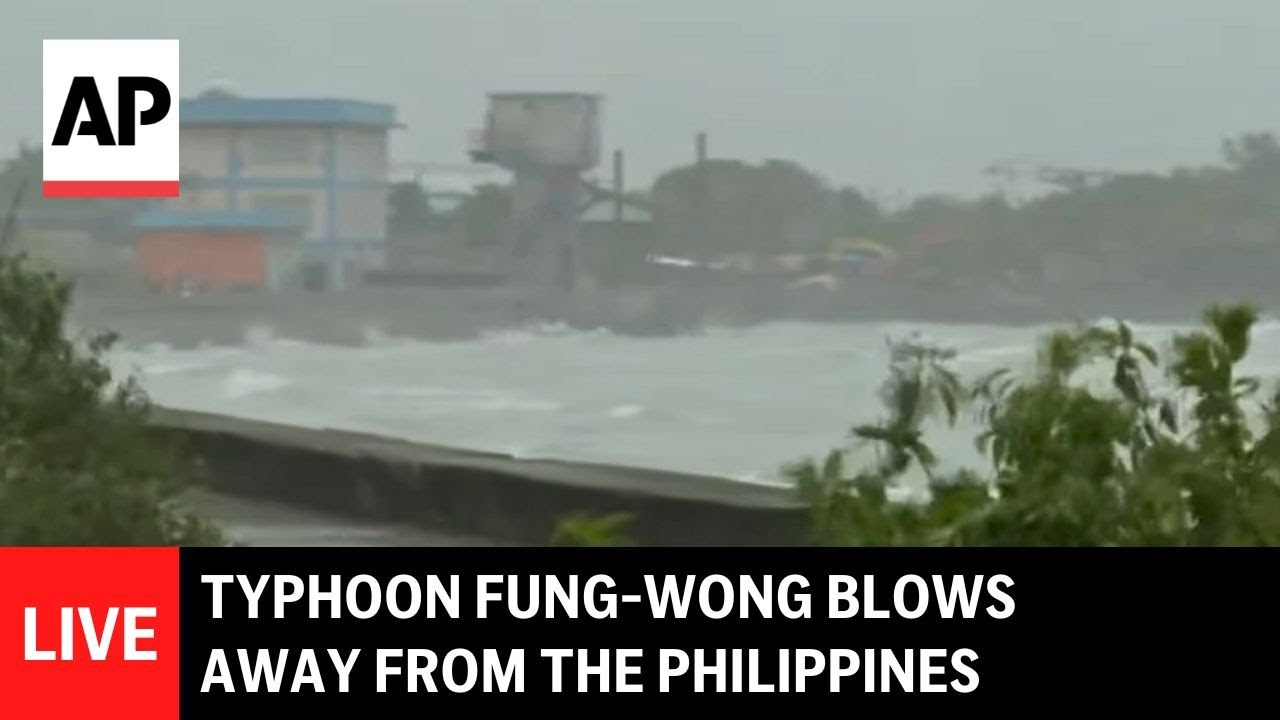 LIVE: Typhoon Fung-wong blows away from the Philippines