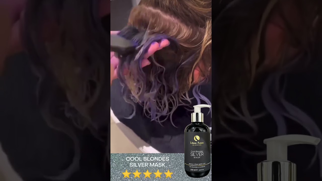 Maschera Cool Blondes Silver #maschera #capelli #antigiallo #capellibiondi