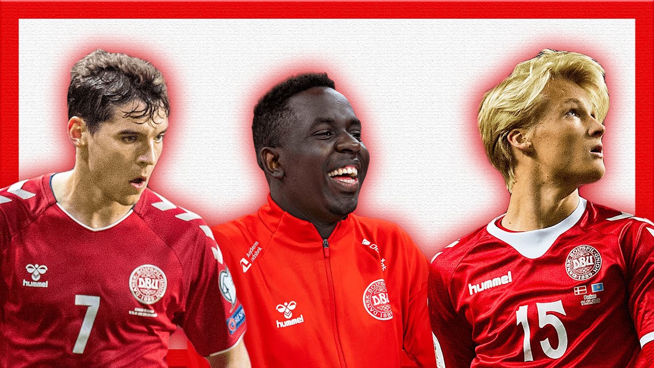 Melvin quizzer med Kasper Dolberg og Robert Skov