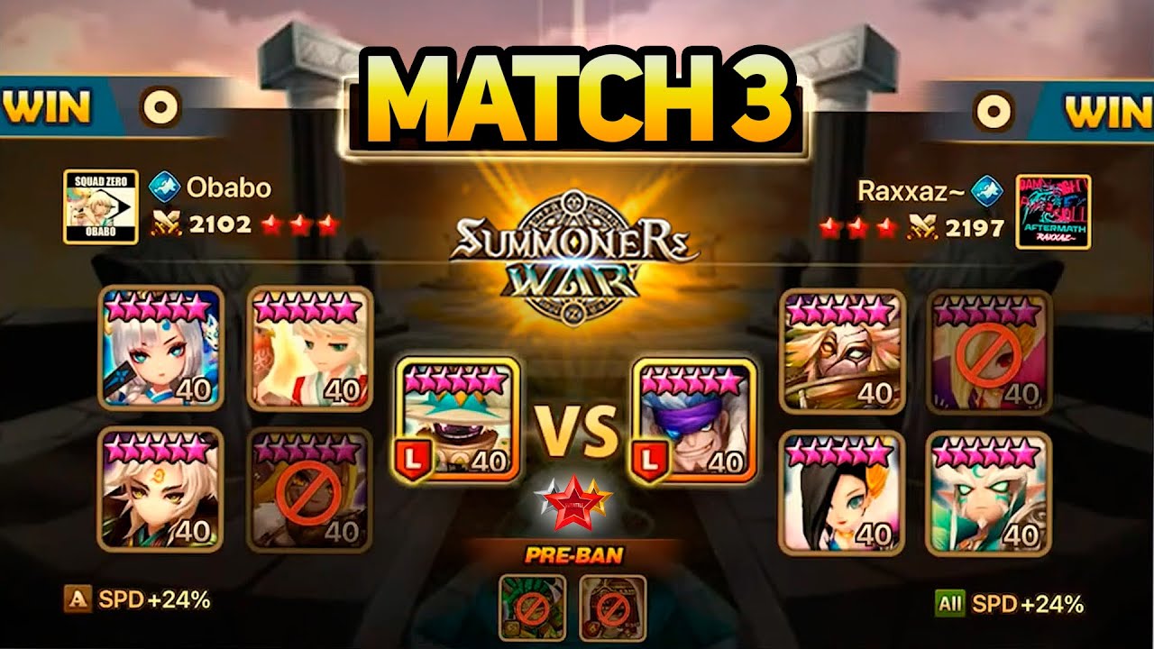 OBABO vs RAXXAZ. SWC2022 EUROPE Cup Quarterfinals (BO5) - Summoners War