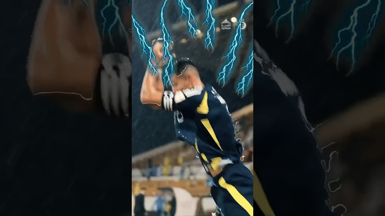 CR7 Siiii lightning effect⚡️#cr7 #siii #siiiuuu #editing #football