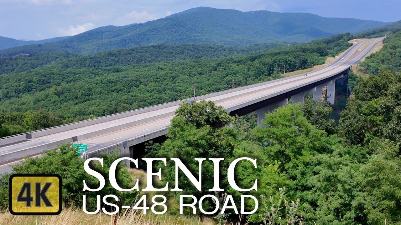 🇺🇸 Driving Through West Virginia's Most Beautiful Roads! Scenic Drive - US-48 WV 🚗