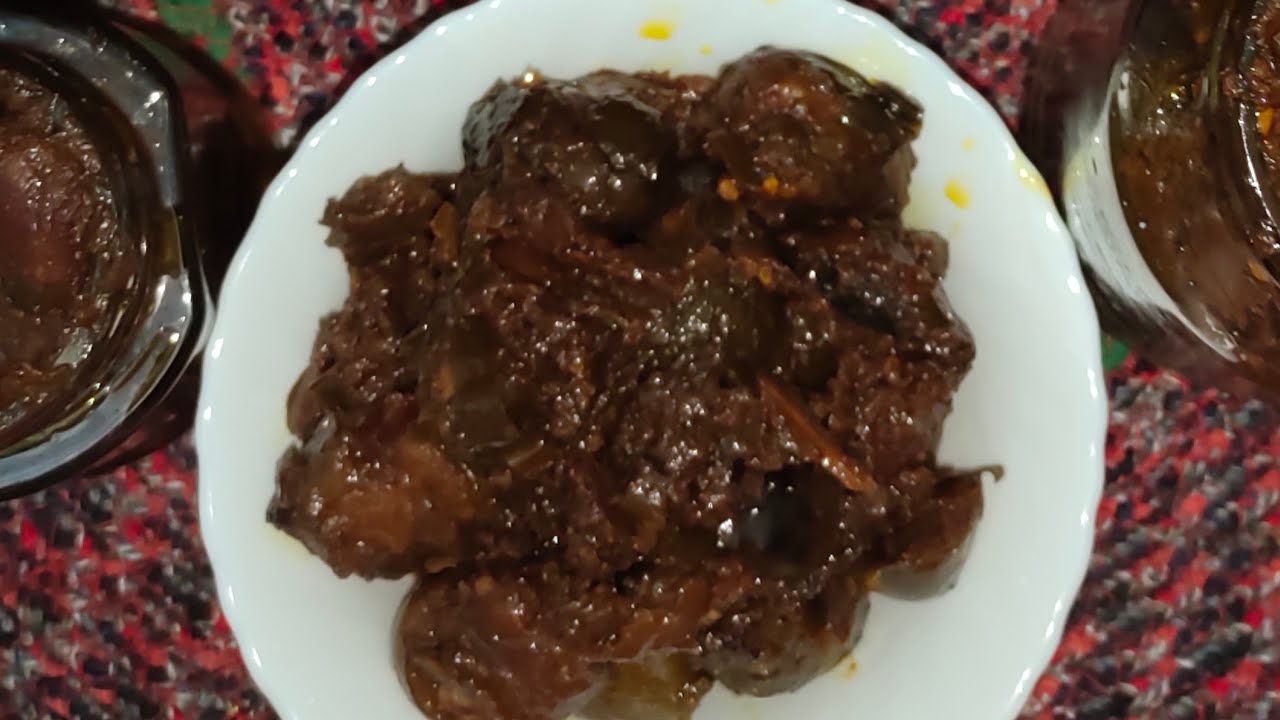 জলপাইয়ের টক ঝাল মিষ্টি আচার