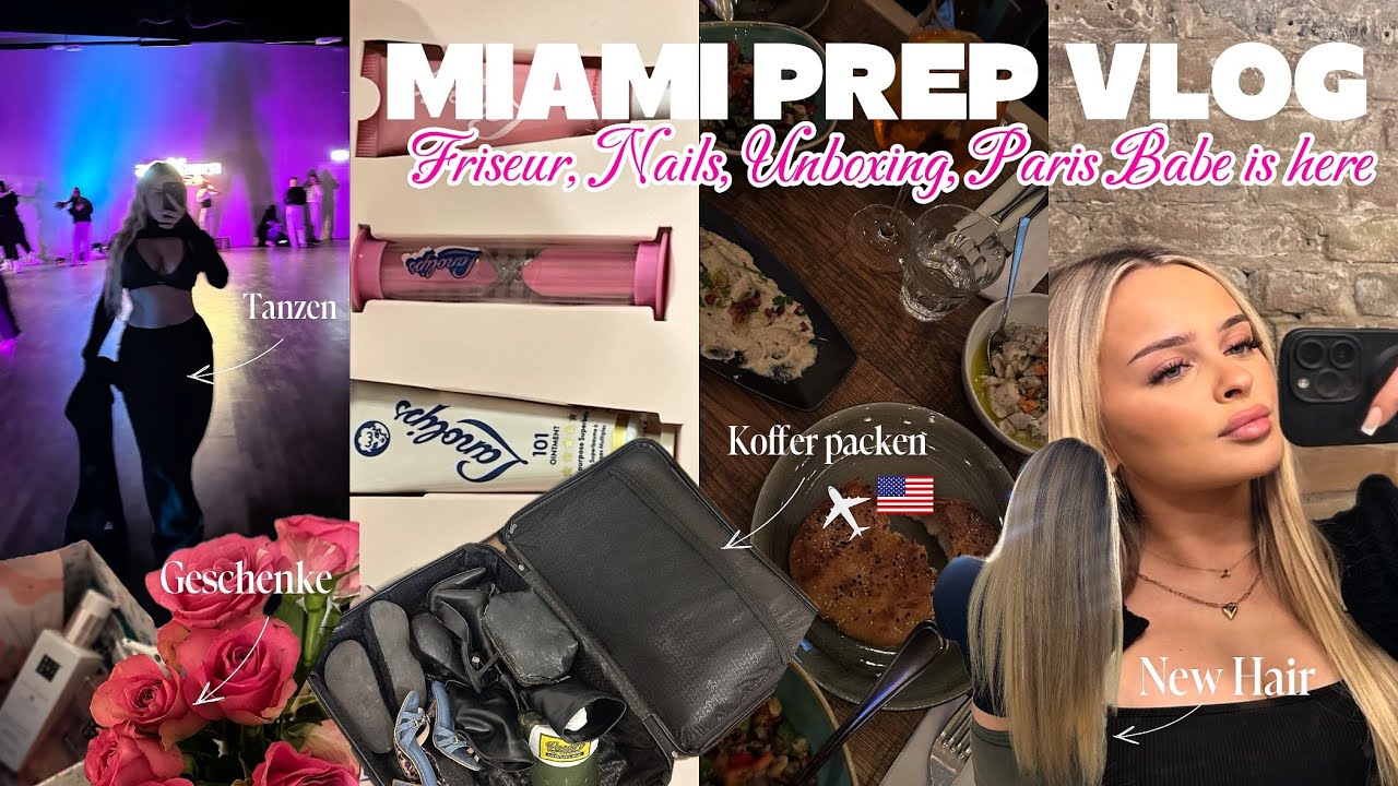 BERLIN BABE VLOG: Miami Preparations 😋💕💄💅