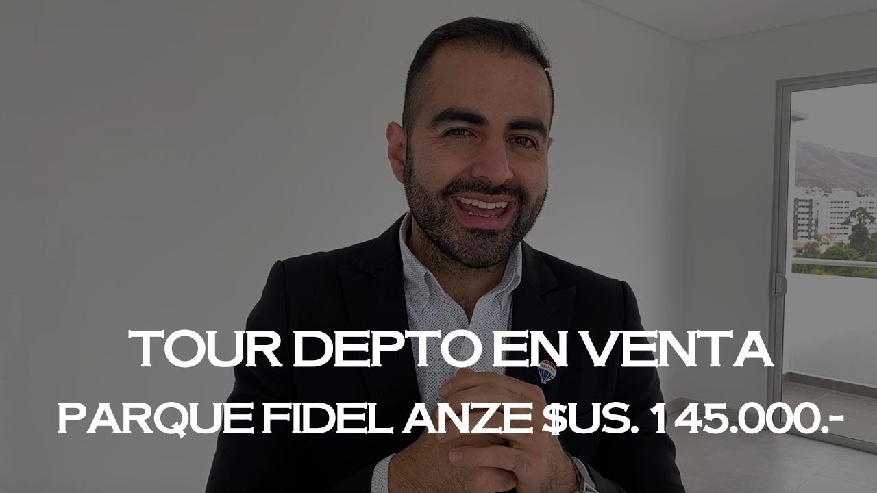 TOUR DEPTO EN VENTA PARQUE FIDEL ANZE A ESTRENAR 1B $US. 145.000.-