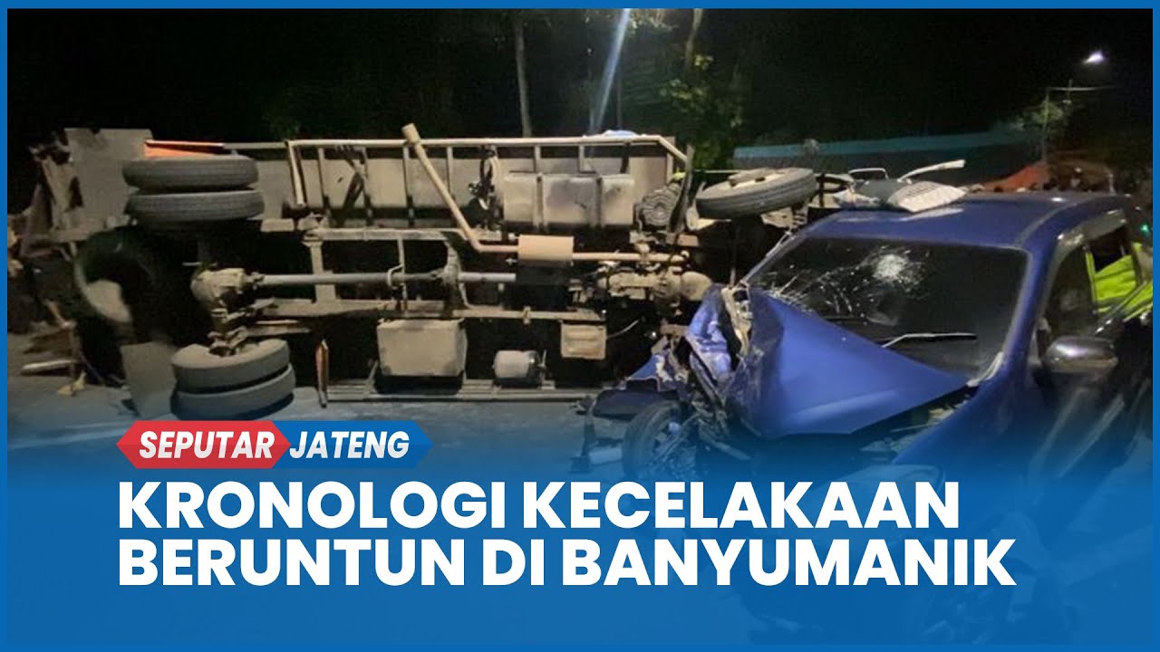 Kronologi Kecelakaan Tronton Rem Blong Tabrak Truk dan Avanza di Banyumanik Semarang