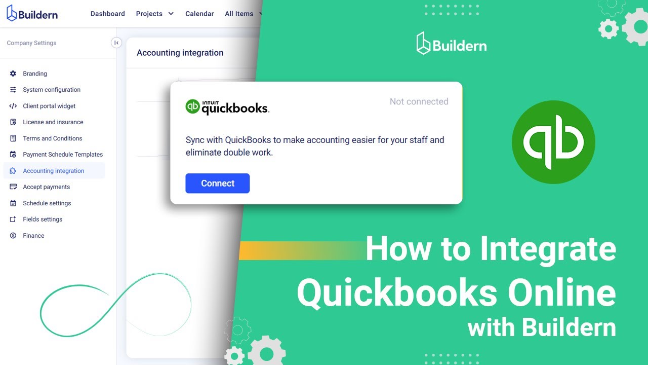 How to Integrate Quickbooks Online with Buildern