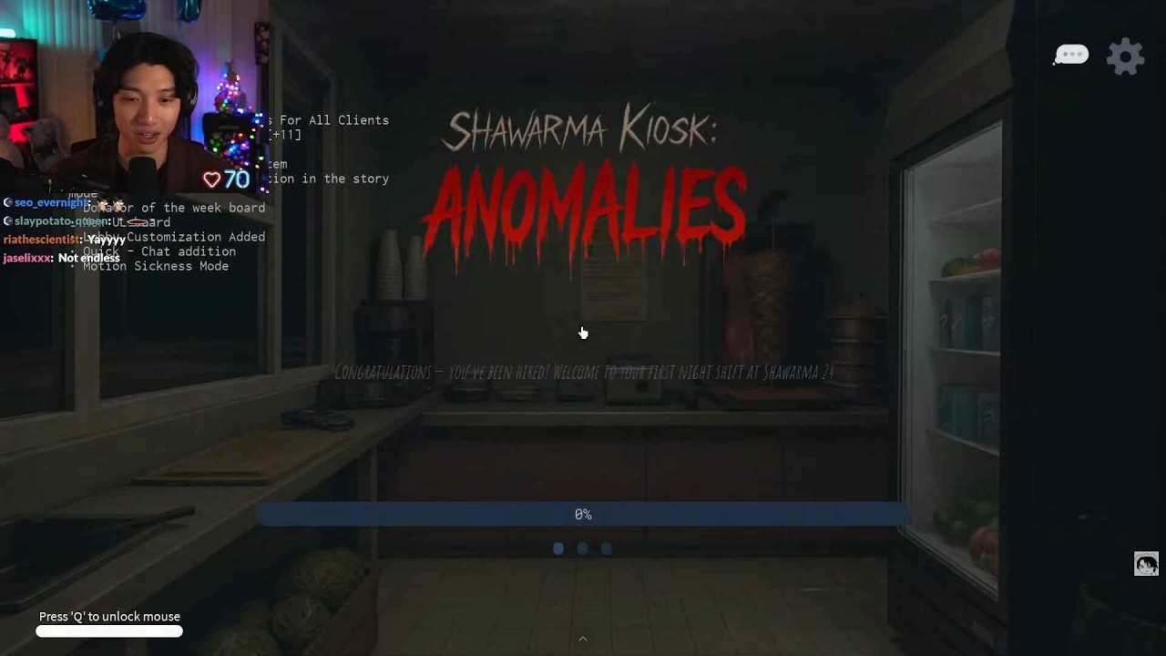 Shawarma Kiosk Anomalies Playthrough (antonychenn full VOD)