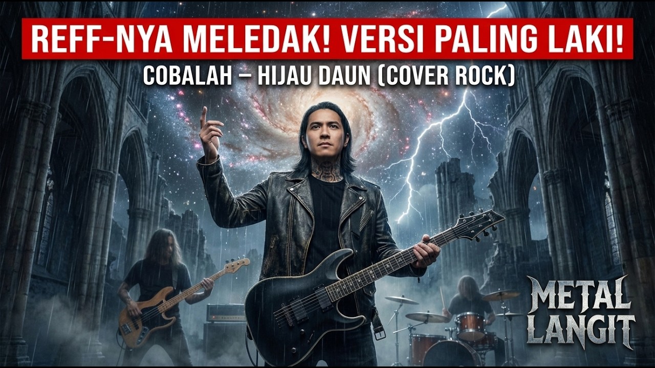 COBALAH - Hijau Daun (Cover Rock by Metal Langit) | Vokal Gahar, Reff Meledak!