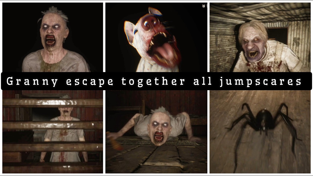 Granny escape together all jumpscares