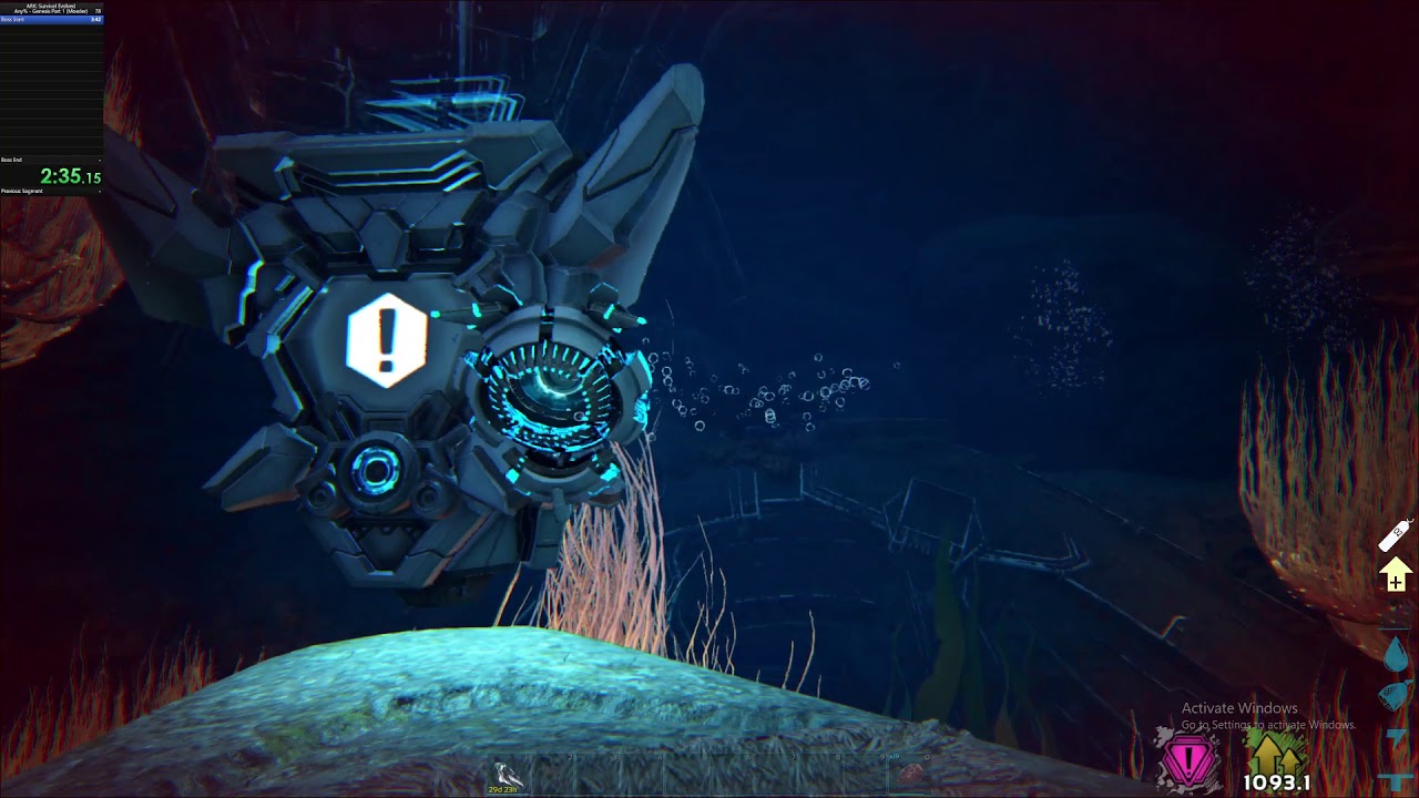 ARK: Survival Evolved - 8:25.60 - Any% - Genesis Part 1(Moeder) - Solo - Easy - RealSteel183