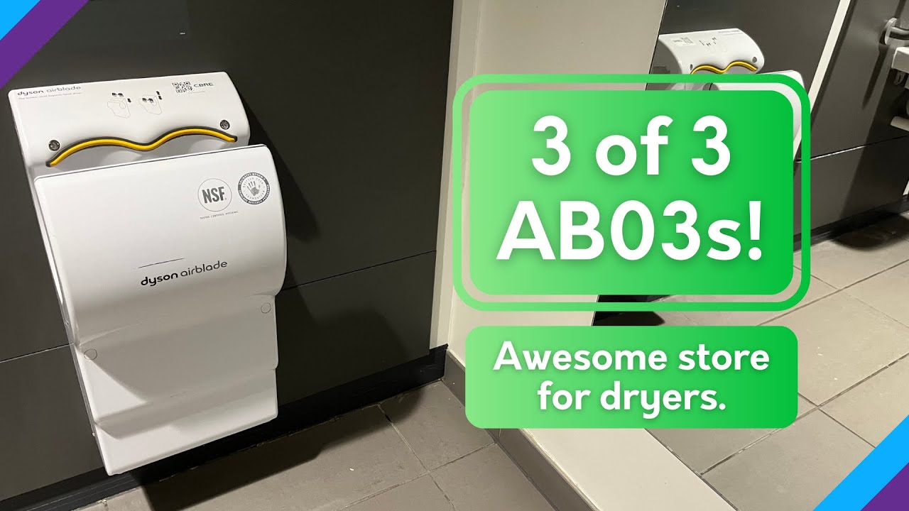 Dyson Airblade AB03 at Waitrose - Ipswich - ♿️ Level Zero