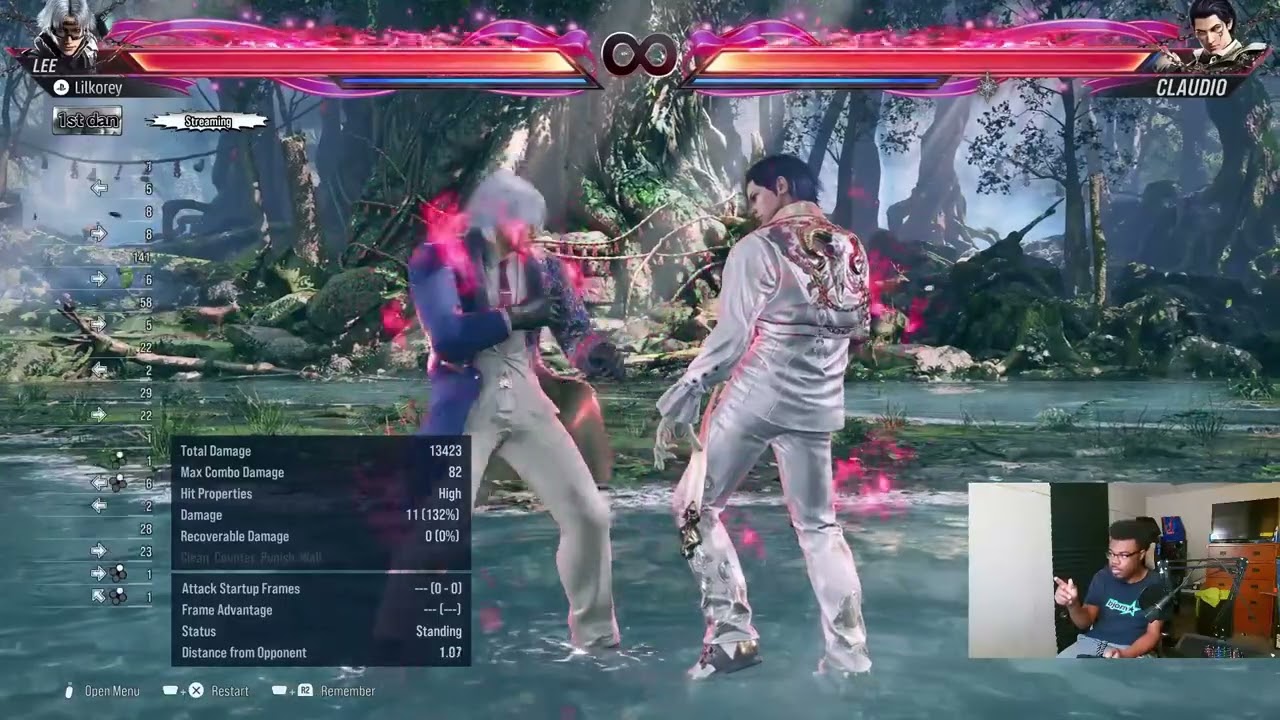 Как использовать комбо Ли «MIST STEP» и «SWAY» в TEKKEN 8 (Подробное руководство)