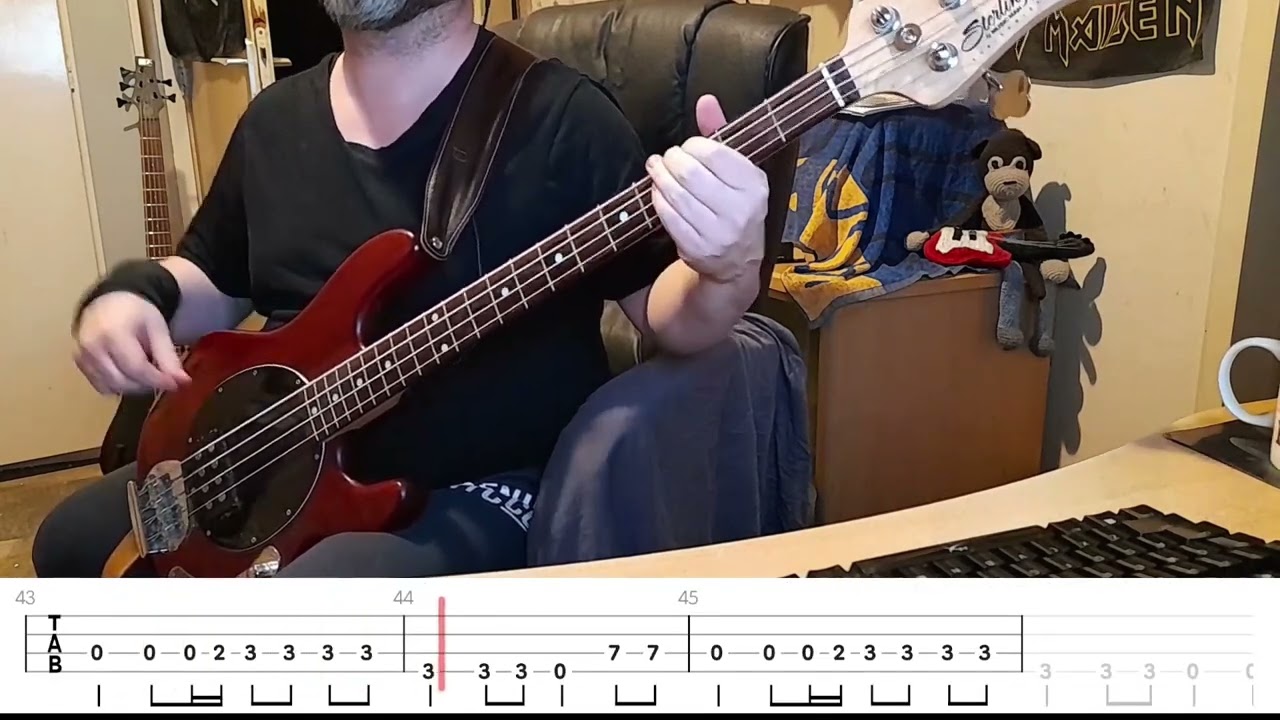 Metallica - The Unforgiven II (Bass Cover with Bass Tabs)