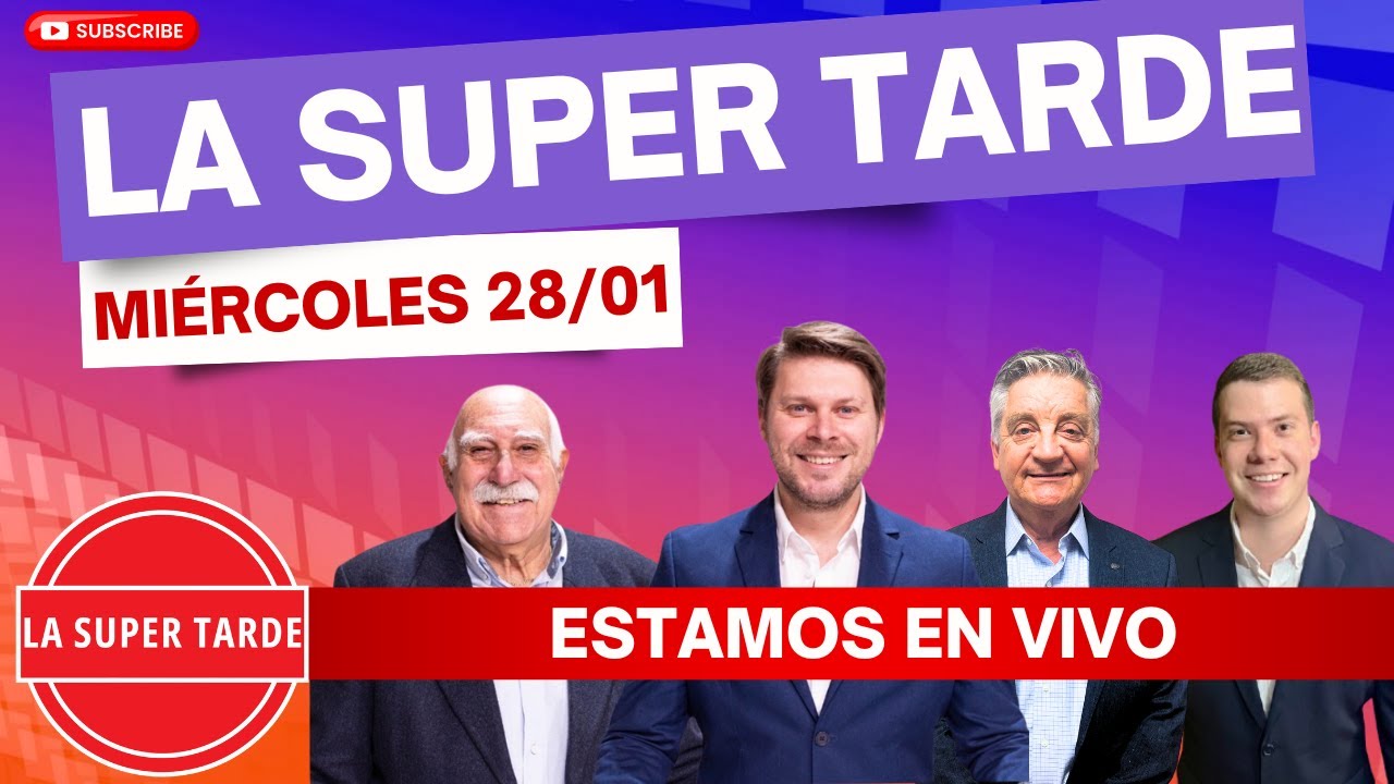 La Super Tarde - Miércoles 28 de Enero - EN VIVO - Radio Universal