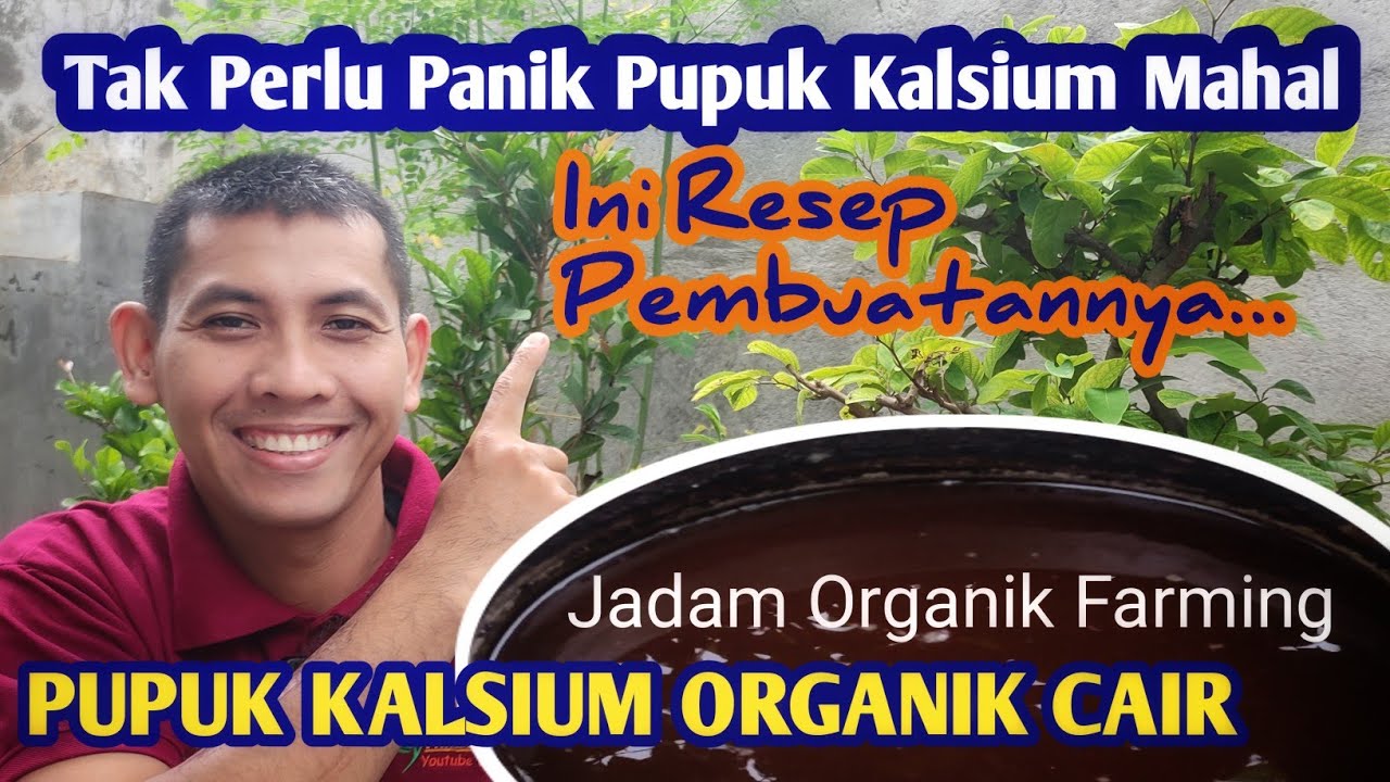 Как сделать жидкое органическое кальциевое удобрение а-ля Jadam Organic farming