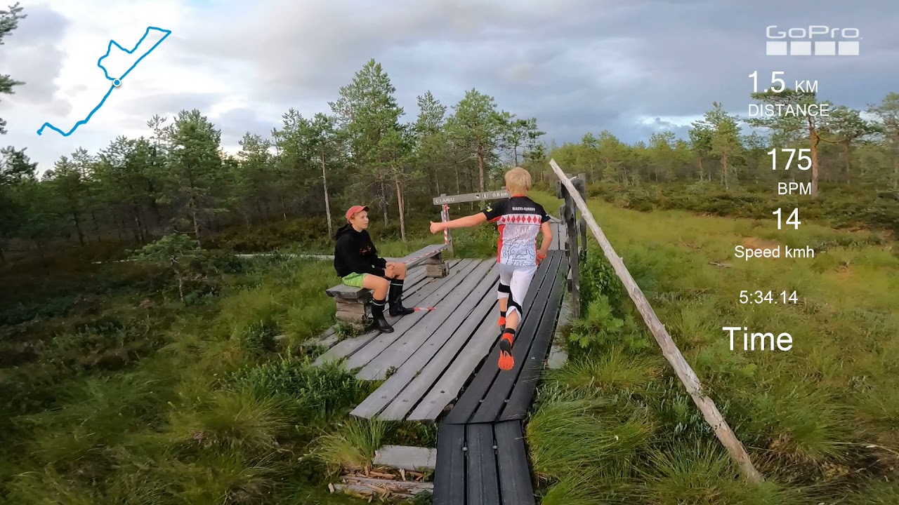 Paukaneva night trail running race.