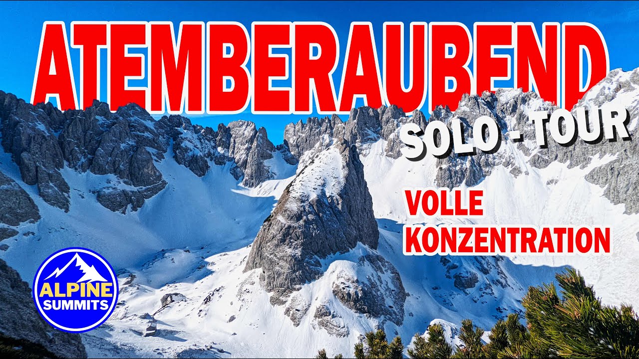 Bergtour Mitterkaiser | SOLO - Winterbesteigung #bergsteigen #wintertour #tirol