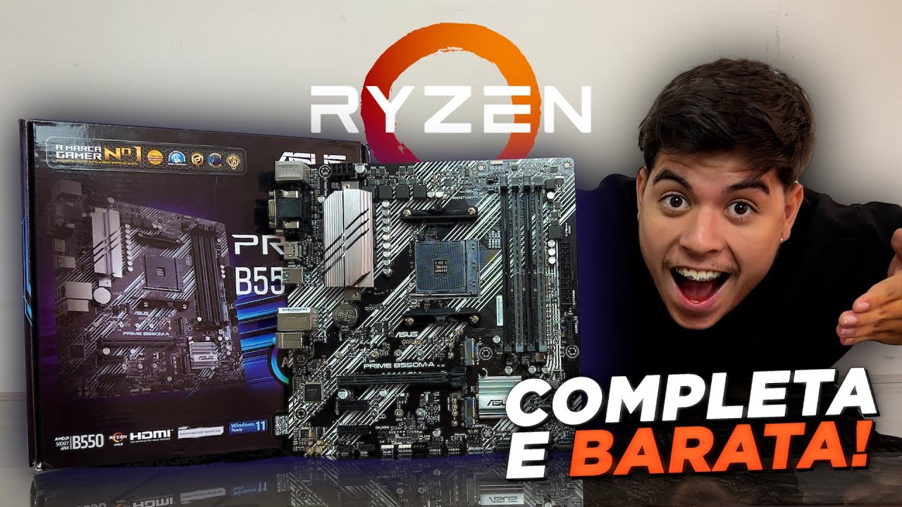 A MAIS COMPLETA PELO MENOR PREÇO??? ASUS PRIME B550M-A