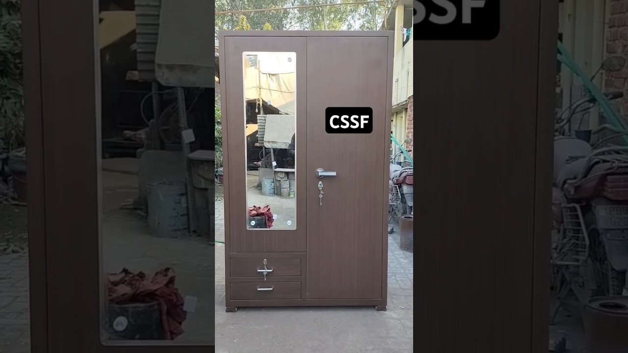 Two Door Steel Almirah / Almari Design / Steel Almari / Godrej Almari / Furniture #almaridesign