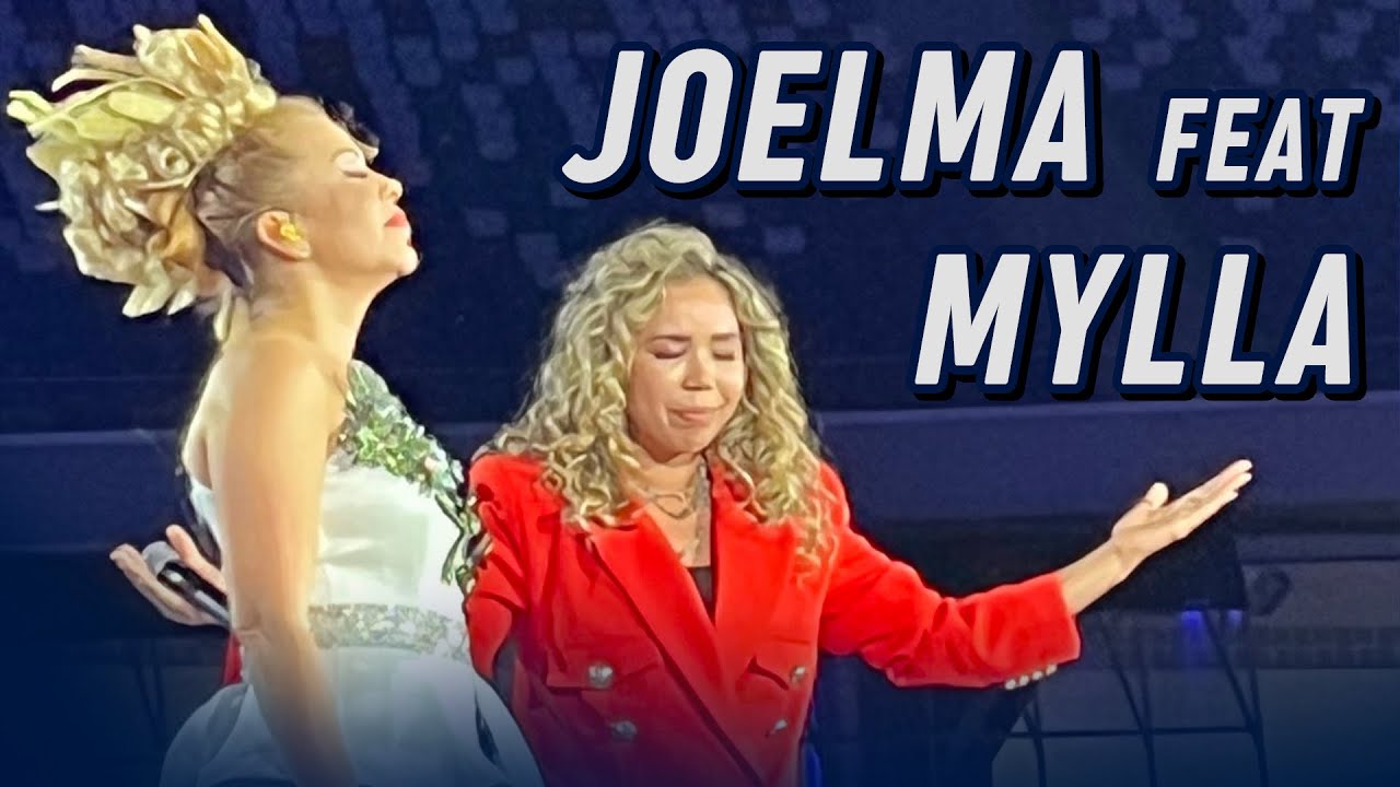 Joelma & Mylla Karvalho cantando juntas pela 1ª vez na Gravação Isso é Calypso Tour Brasil em Belém