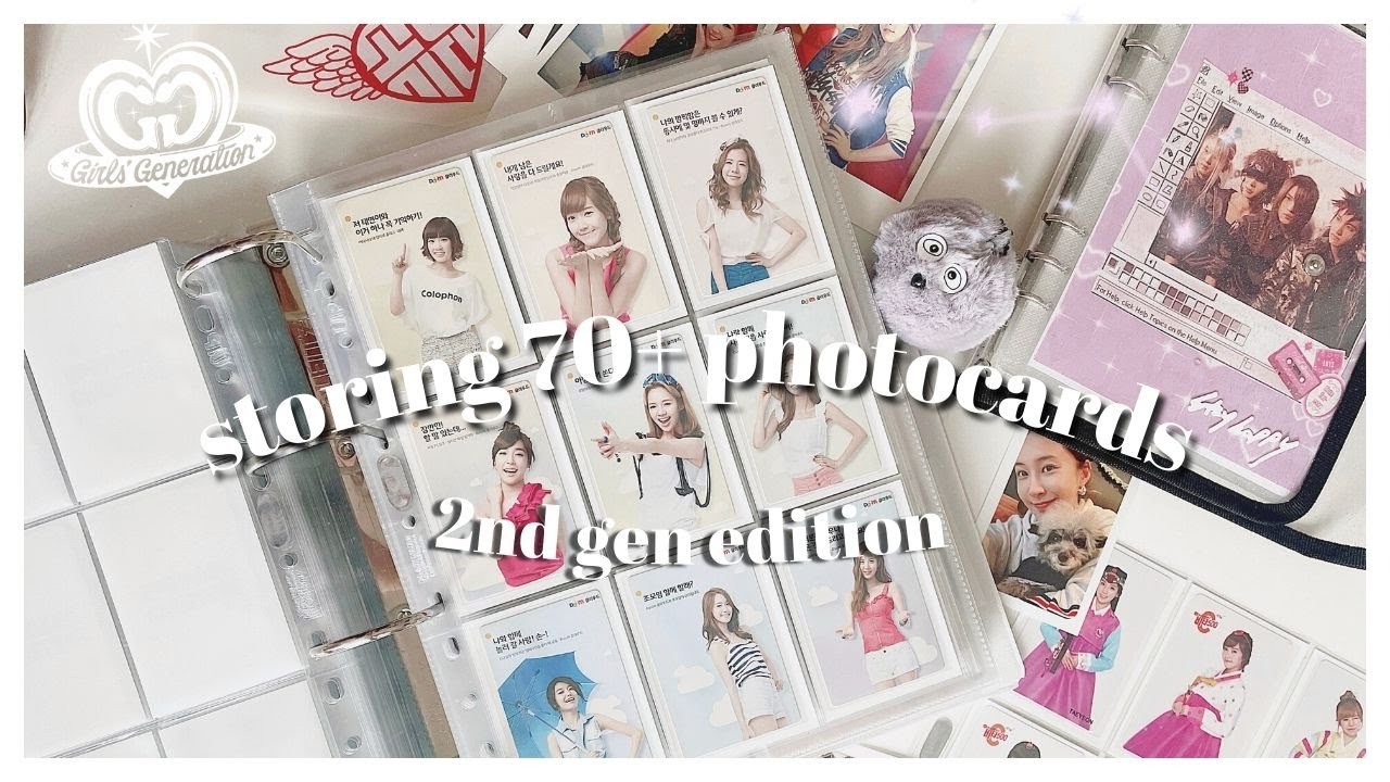 storing 70+ kpop photocards 🎧💭 snsd, forestella, tvxq