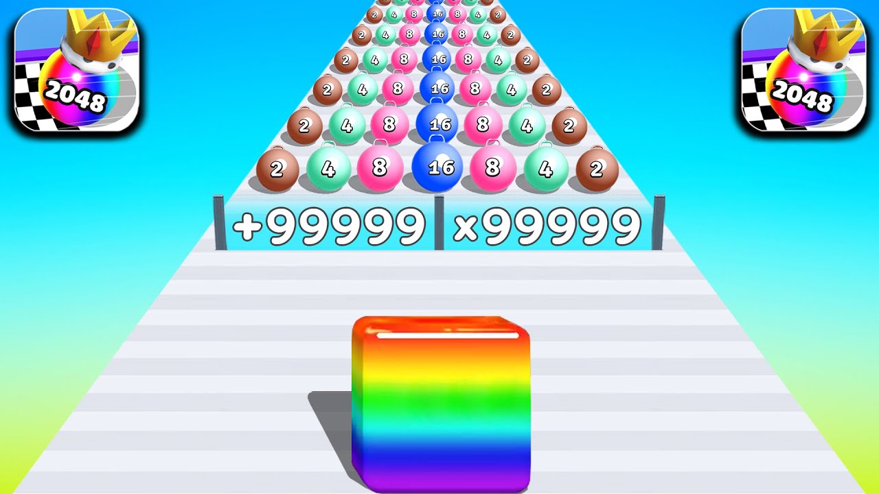 Top Video TikTok Gameplay Satisfying Mobile Game Max Levels: Jelly Run 2048, Number Lock Run ... UES