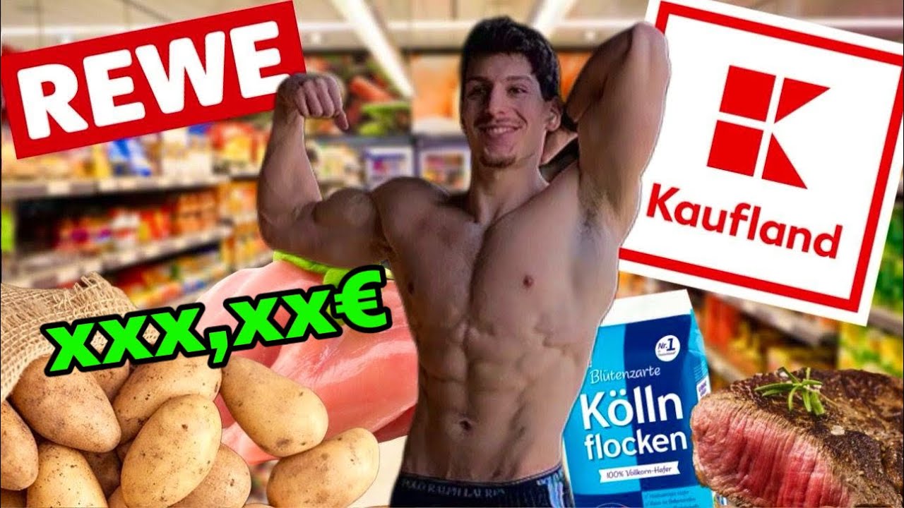 FITNESS WOCHENEINKAUF! 💪🏼🛒 UM 5% KFA ZU ERREICHEN 🥩🍗