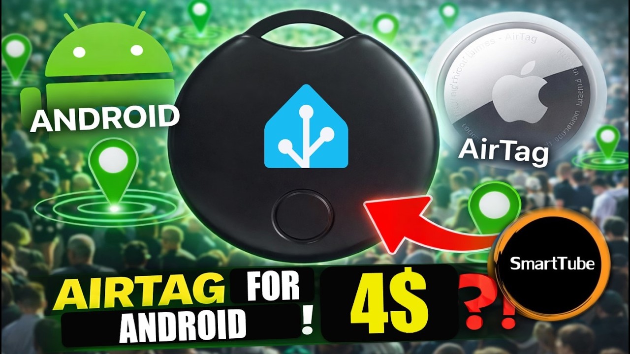 📍 AirTag dla Androida za 15 zł?! 😱 Tracker działa z Google Find My Device + Home Assistant!