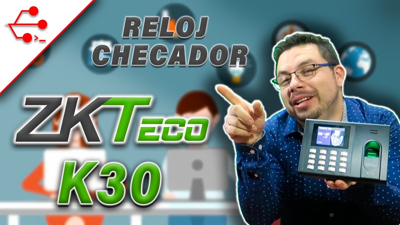 RELOJ CHECADOR ZKTeco K30 - #ESimple