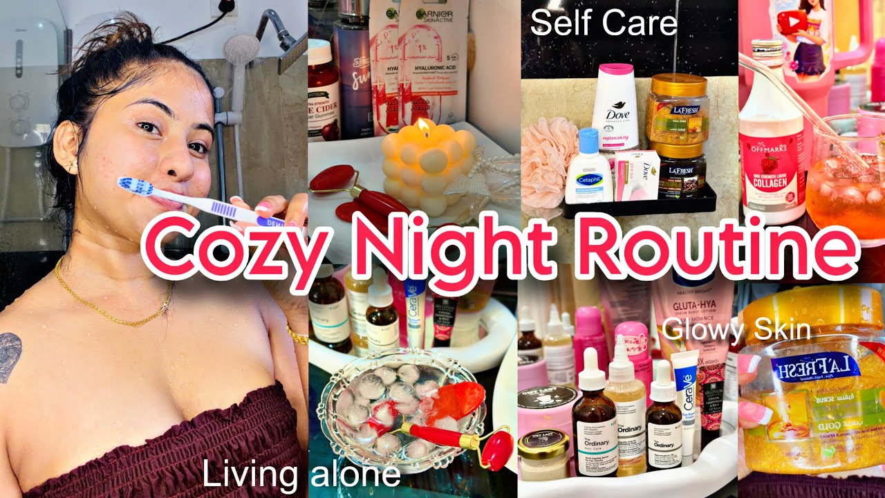 PRODUCTIVE & COZY NIGHT ROUTINE🌙|Living Alone 🫶|Self Care |Srilanka🇱🇰