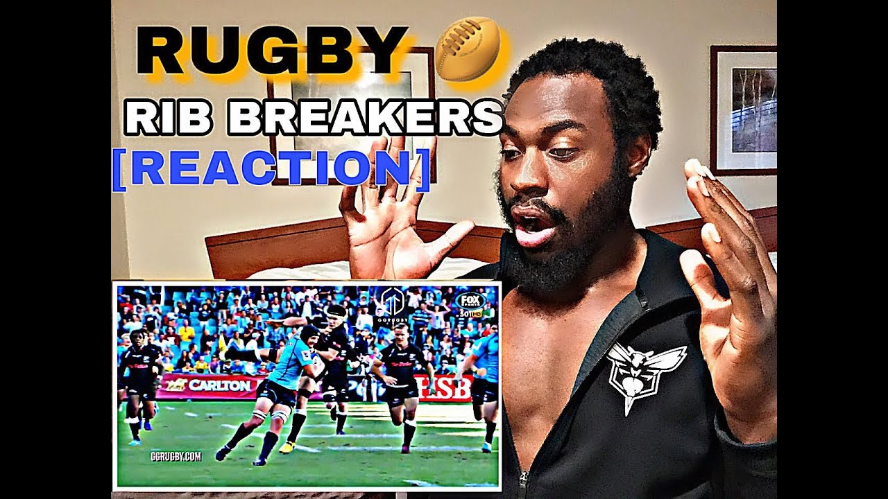 BLACK SUPERMAN REACTS TO [RUGBY] OUTRAGEOUS HITS RIB BREAKERS HD [REACTION]
