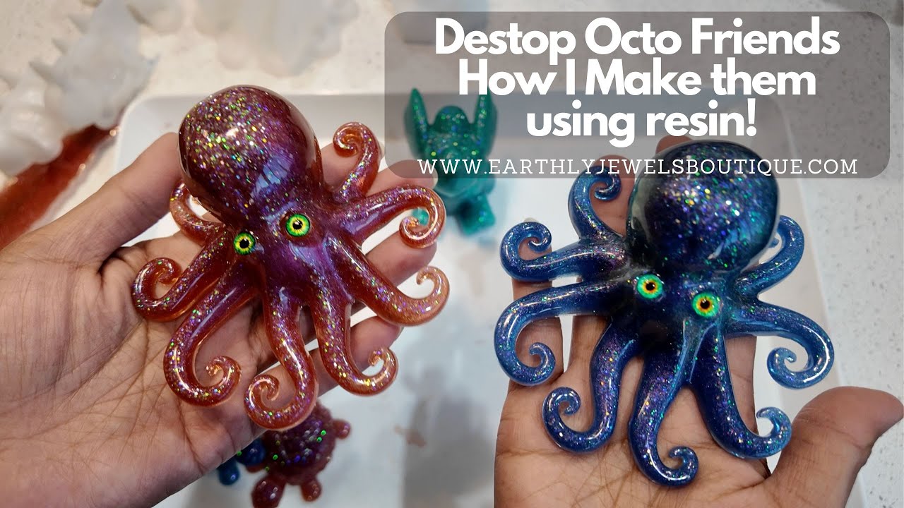 #15 Must See! Super Cute Octopus Desktop Friends made in Resin