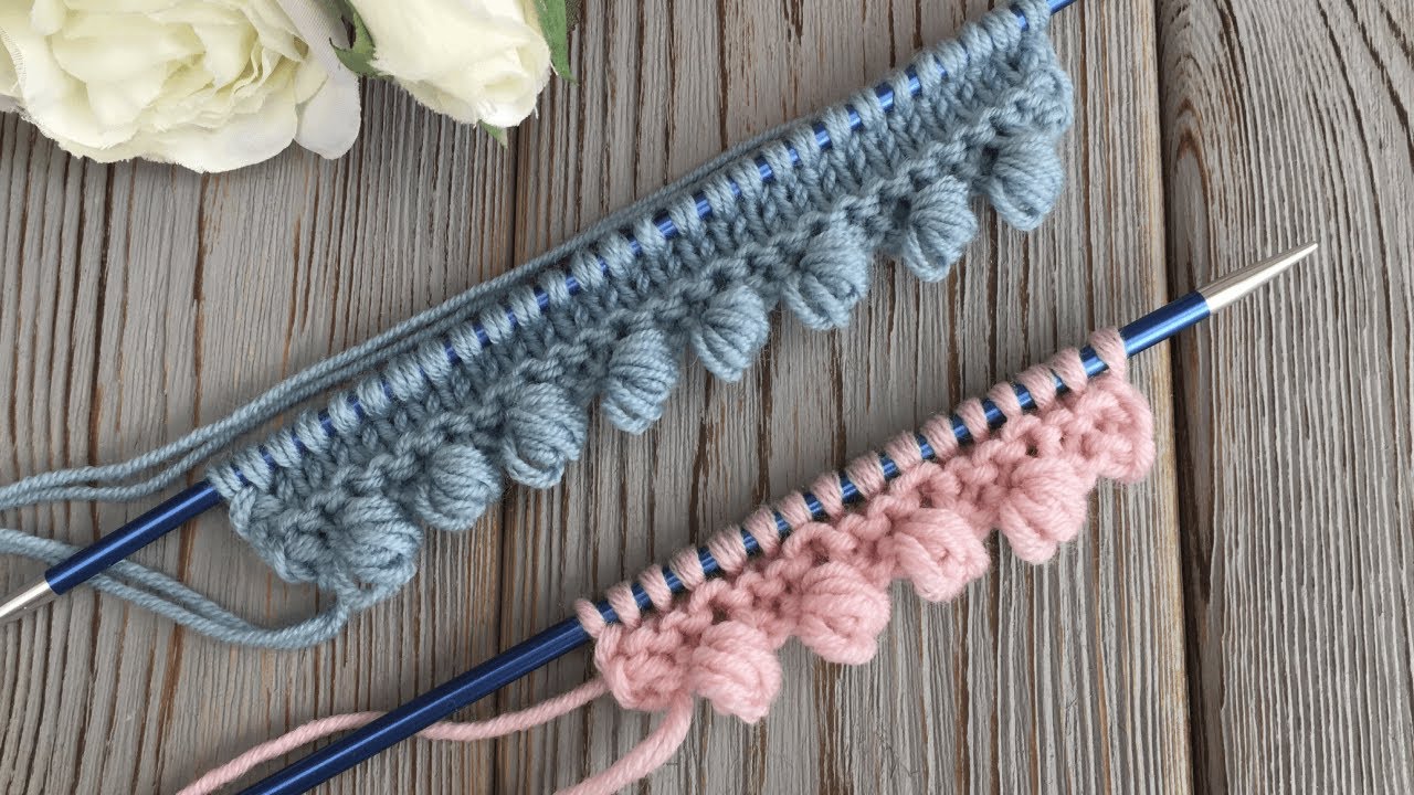 УКРАШАЕМ НАЧАЛО ВЯЗАНИЯ! ВЕЛИКОЛЕПНЫЕ ШИШЕЧКИ!knittingpatterns