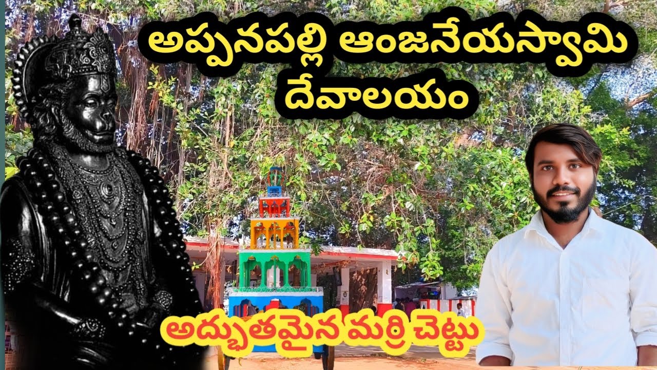 అప్పనపల్లి ఆంజనేయస్వామి దేవాలయం Mahabubnagar #appanapalli Anjaneyaswamy Temple🙏#appanapalli Temple🙏