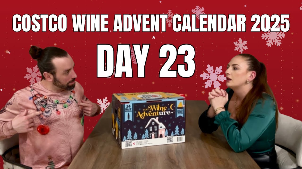 Costco Wine Advent Calendar 2025 | Day 23 | Chocolate-Infused Red Wine Review | Holiday Wine Tasting