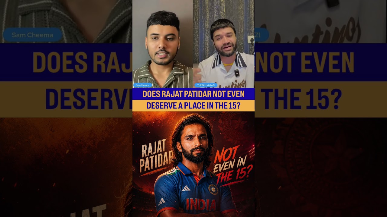 What a selection! #theballybaazi #rajatpatidar #teamindia #rcb #t20cricket #bcci #teamselection