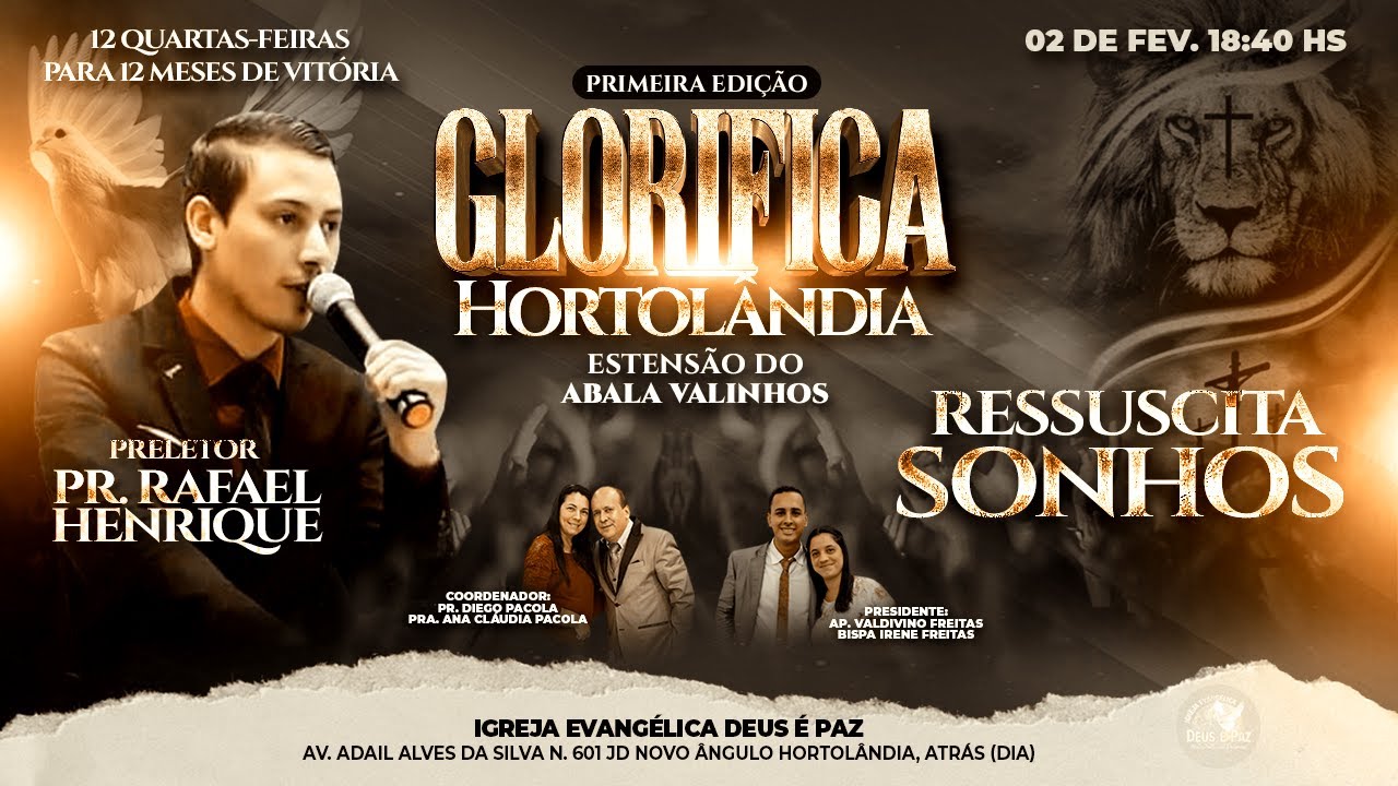 Pastor Rafael Henrique | Glorifica Hortolândia 2022