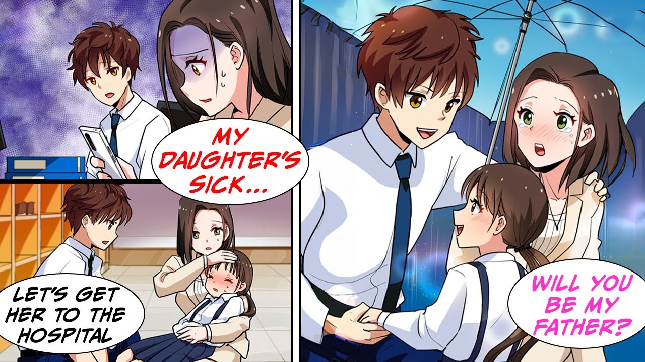 [Manga Dub] The single mother next to me was shaken because of her daughter's condition [RomCom]