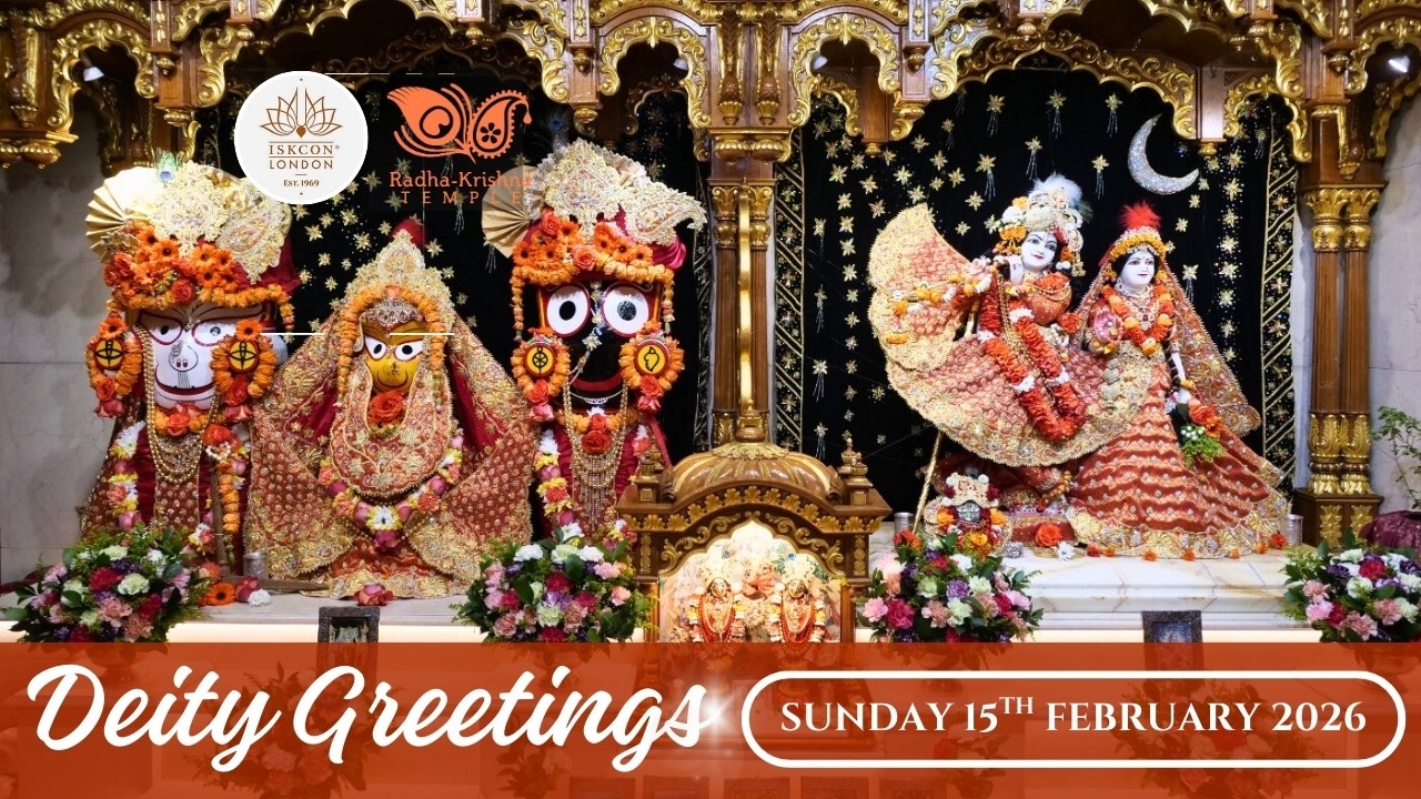 Deity Greetings | Guru Puja | CC Adi Lila 13.44-50 Class by HG Mathura Kripa Das - 15.02.2026