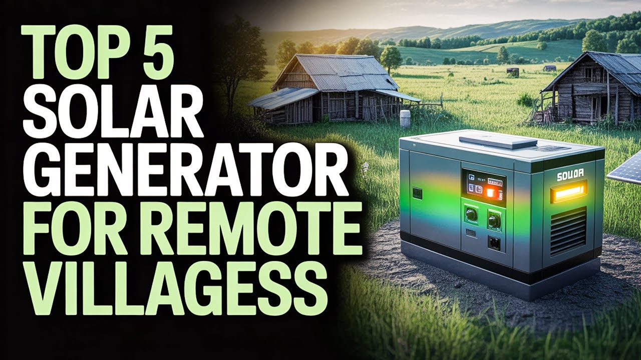 Top 5 Solar Generator for Remote Villages 2026🔥🔥 &mdash; Powering the Future Off the Grid!