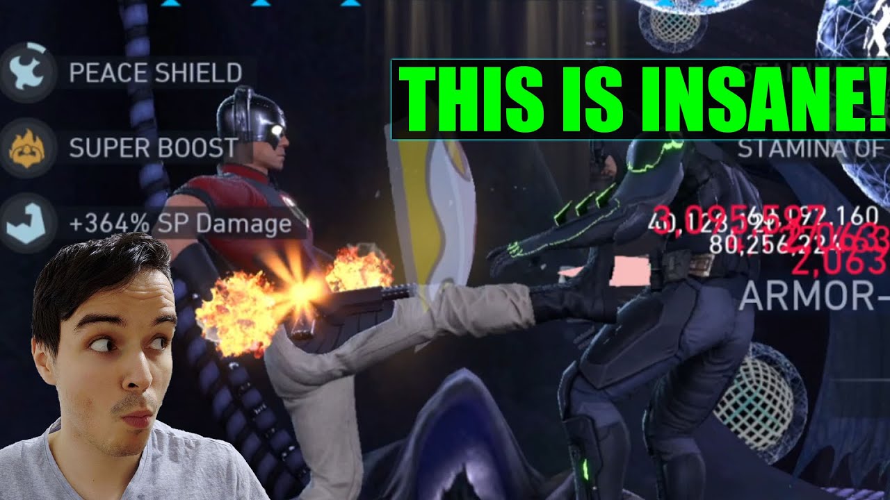 Twin Blade Peace Maker Does Insane Damage Injustice 2 Mobile