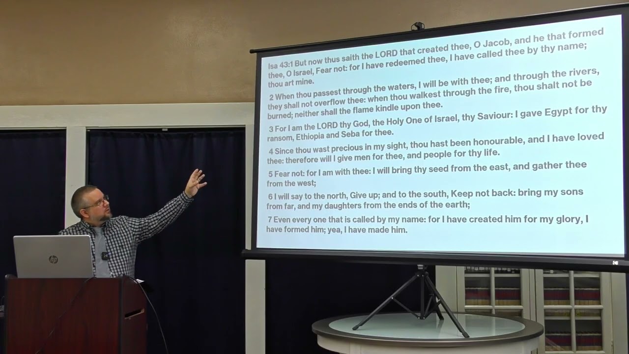 Isaiah Chapter 43 part 1 - Tony Wood