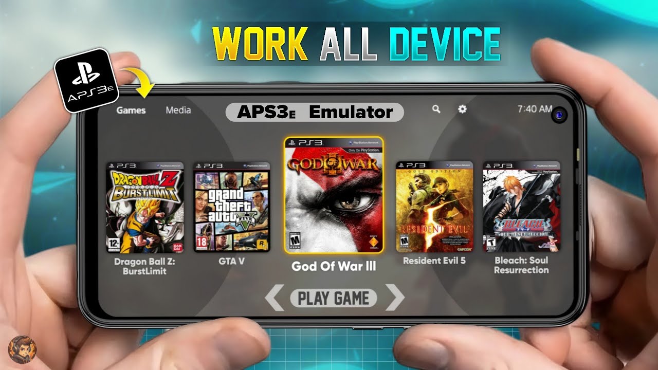 Play Games in A New APS3e Emulator - All Device Setup