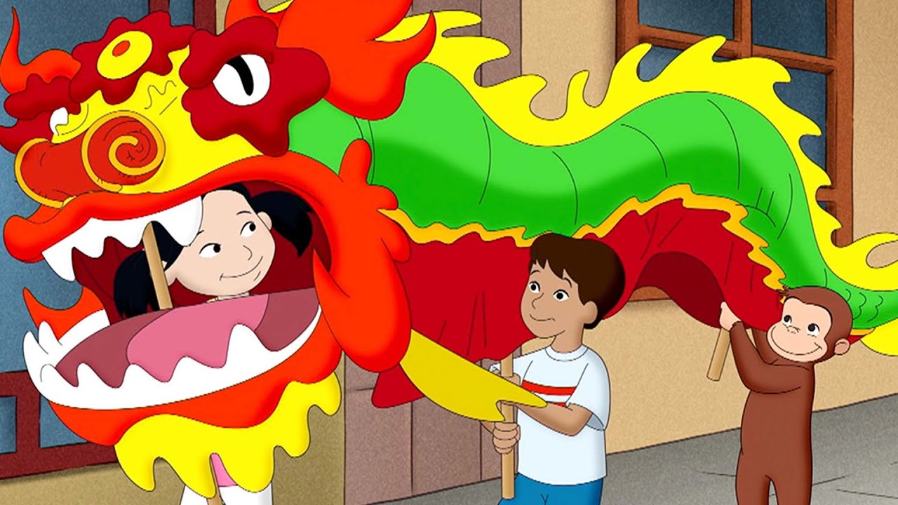 O Desfile de Ano Novo Chinês 🐵 George, o Curioso 🐵 Desenhos Animados