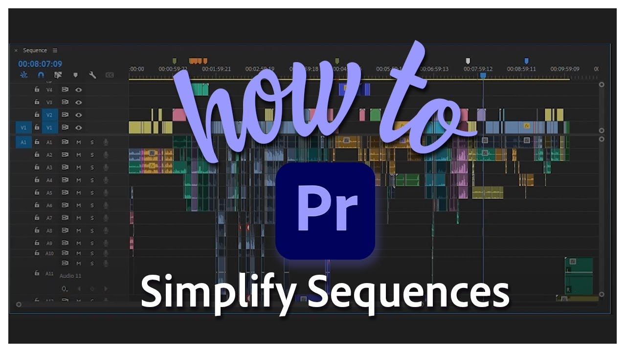 How to simplify sequences in Premiere Pro