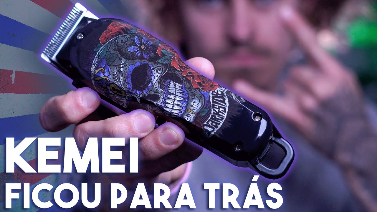 Kemei 735 - Unboxing e Review  (SUBTITLED)