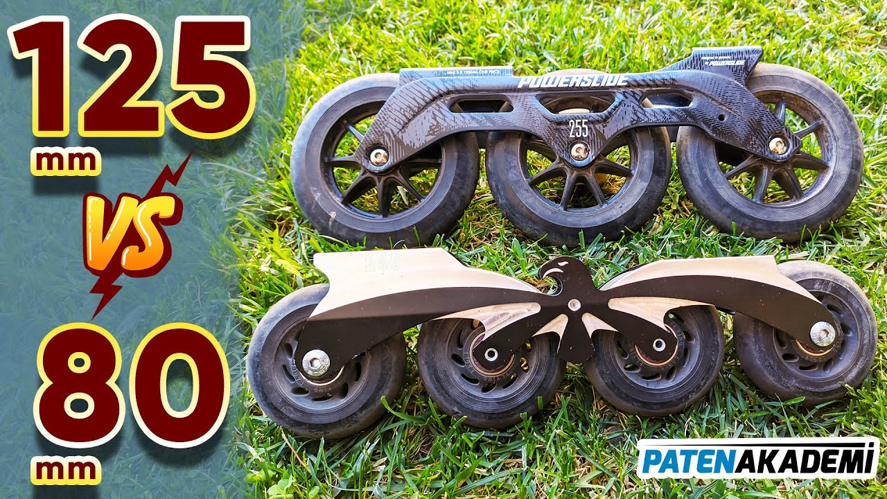 Hangisi Daha Hızlı? 125mm / 80mm Paten Tekeri Karşılaştırma